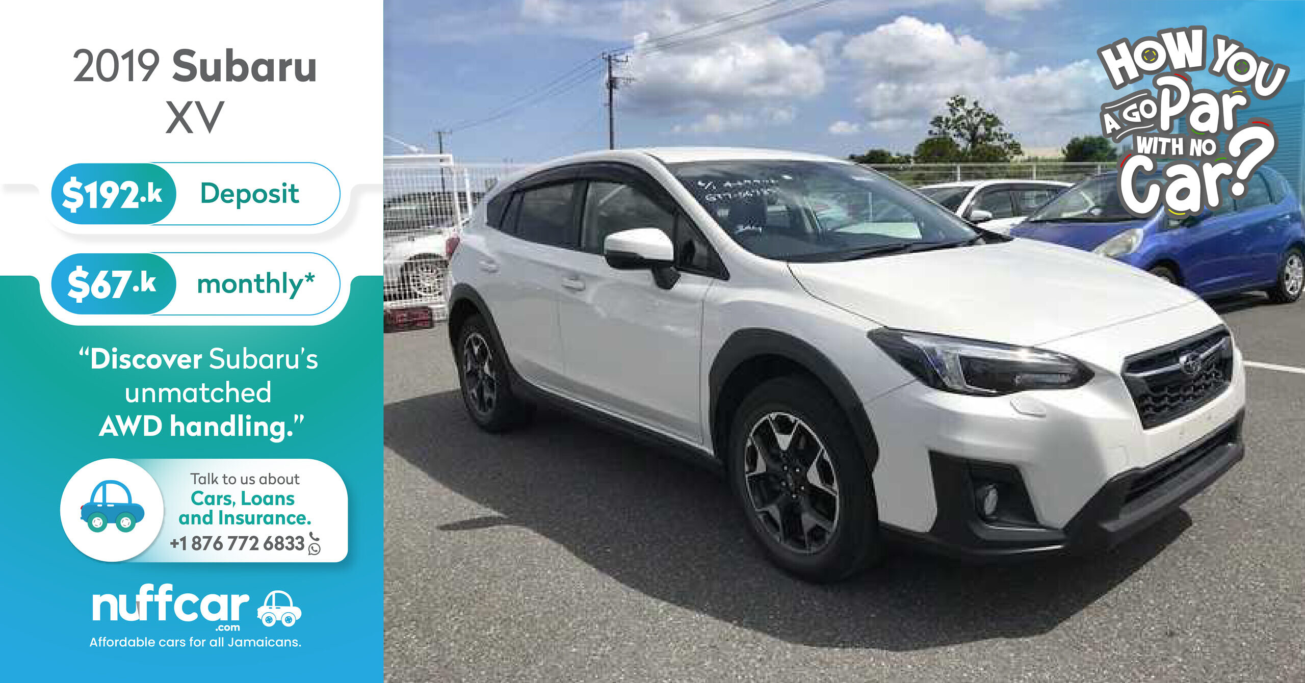 2019 Subaru XV – Get a Fast n Easy Low Deposit Loan