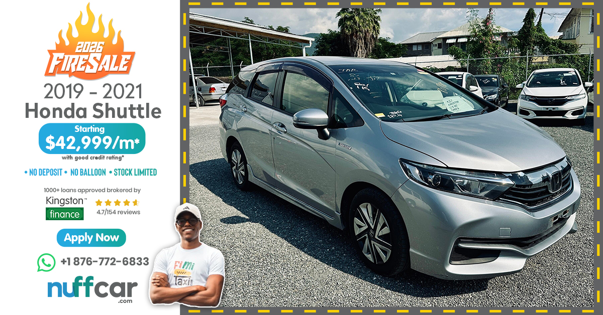 2019 to 2021 Honda Shuttle Hybrid Loan – Must be Permanently Employed!